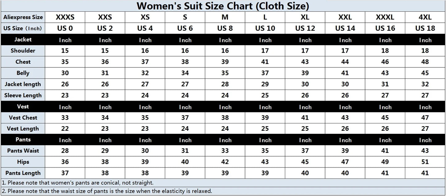 Tailor Made Women Suits Office Ladies Female Business Work Wear 2 Pieces Set Formal Blazer Suits (Jacket+Pants)