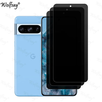 Anti-Spy Tempered Glass For Google Pixel 8 Pro Privacy Screen Protector Google Pixel 8A 9 Pro Glass For Google Pixel 8 Pro Glass