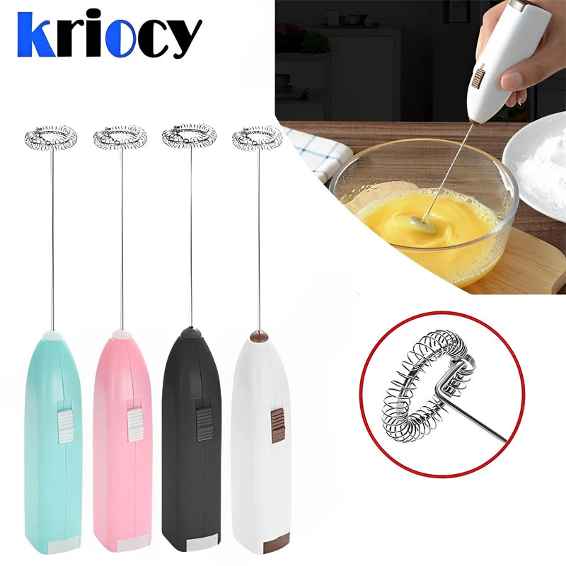 Mini Electric Coffee Blender Handheld Eggbeater Bubble Drink Stir Bar Creative Electric Whisk Electric Coffee Mixer Milk Whisk