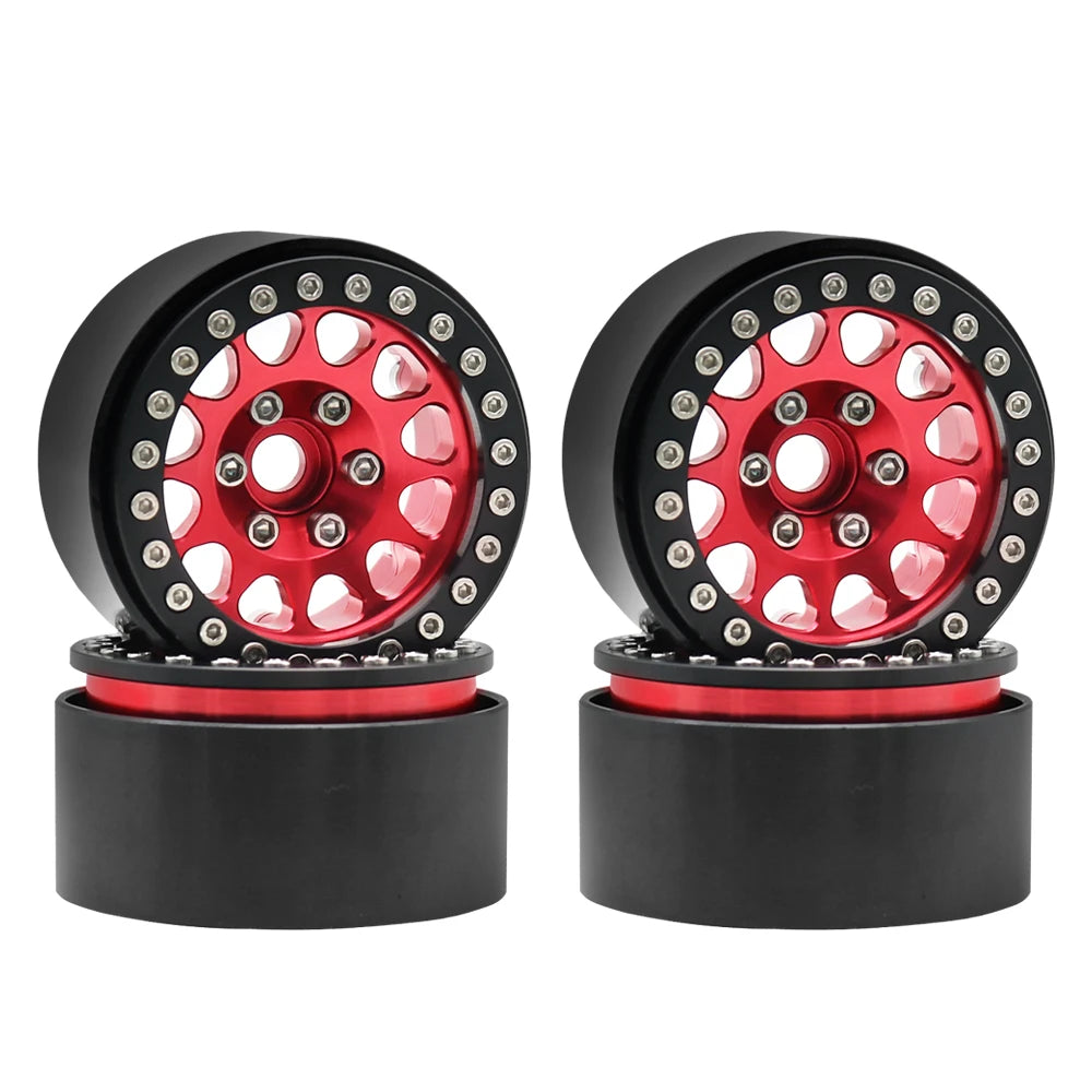 Metal 1.9 Beadlock Wheel Rim Hub for 1/10 Hsp Redcat Rc4wd WRAITH Tamiya Axial SCX10 D90 HPI RC Car Spare Part