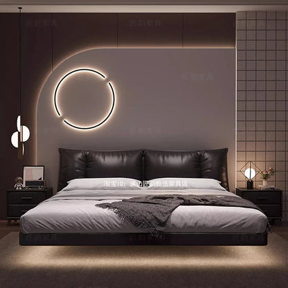 Hospital Sleeping Massage Bed Bedroom Queen Double Children Modern Bed Safe Leather Letto Matrimoniale Lounge Suite Furniture