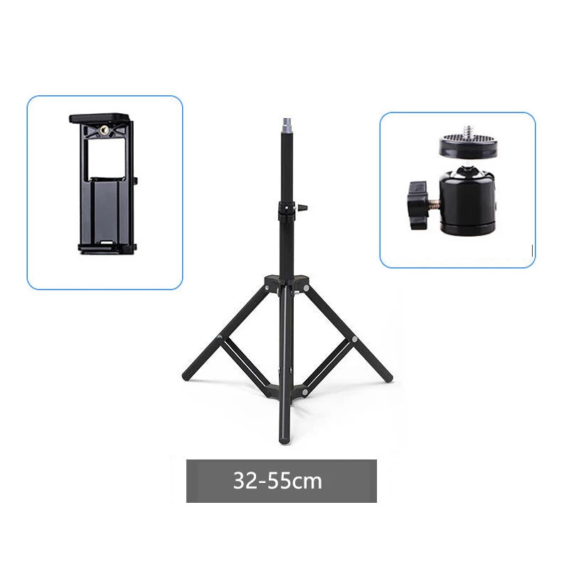 Ipad Tripod for Tablet and Phone Aluminum Ipad Floor Stand Base Mount Tripode Tablet with Smartphone & Tablet Holder