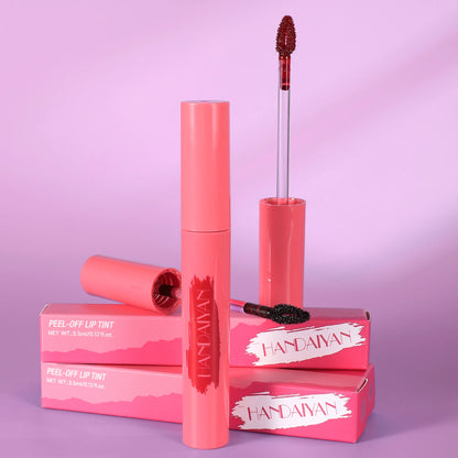 Handaiyan Lip Gloss Longlasting Lip Liner Brown Lipstick Liquid Matte Waterproof Lipgloss Lip Stain Tint Glaze Makeup