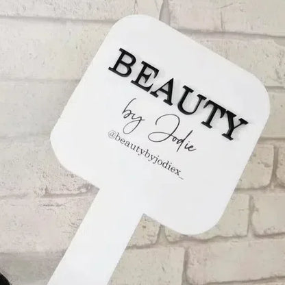 Lash Artist Social Media Face Prop  Personalised  Aesthetics Sign  Lash Sign  Salon Decor