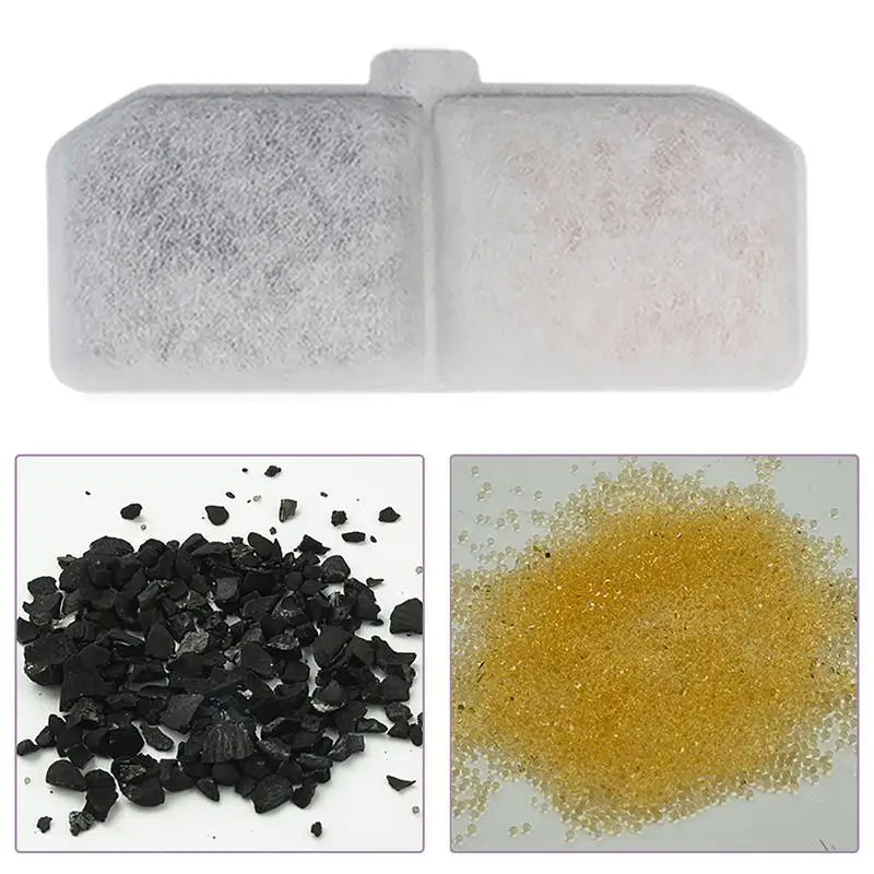 4/10Pcs Dog Feeders Fountain Filters Cat Water Replacement Filter for Pet Fountain Filtration System Pre-Filter Sponges