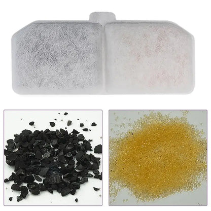 4/10Pcs Dog Feeders Fountain Filters Cat Water Replacement Filter for Pet Fountain Filtration System Pre-Filter Sponges