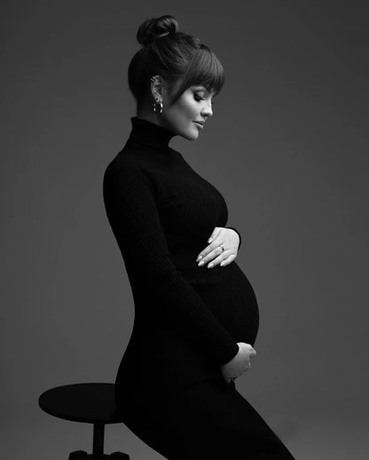 Maternity Dresses Pregnancy Women Maxi Long Dresses Clothes for Pregnant Babyshower Props