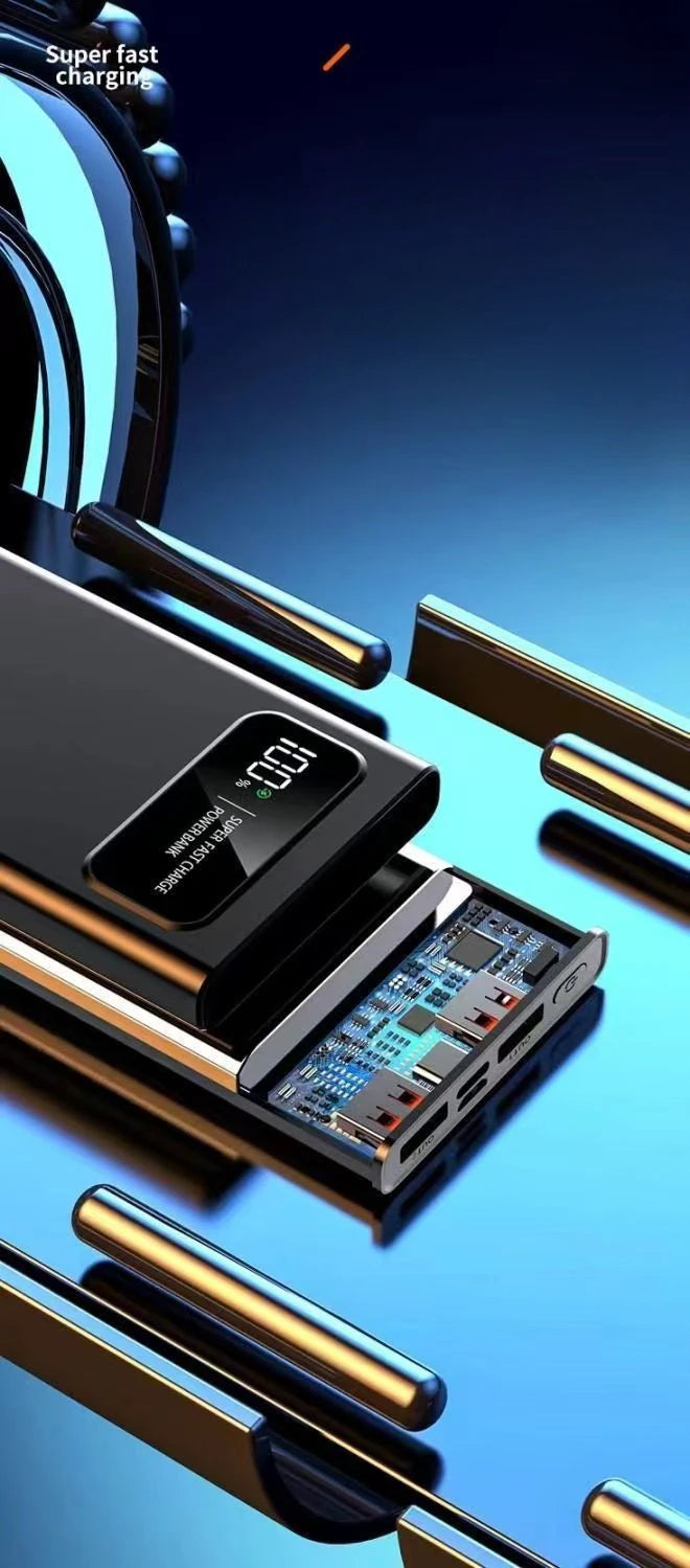 BCAK New 120W Power Bank 20000mAh Super Fast Charging Large Capacity Mobile Power Supply