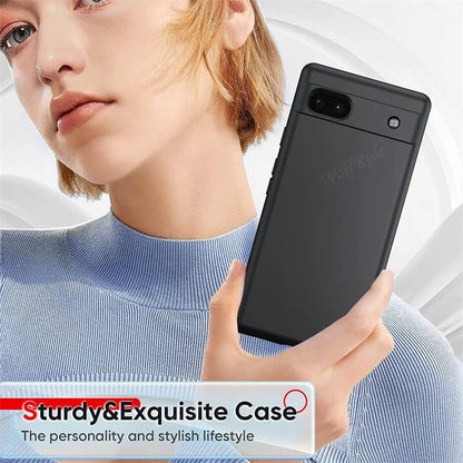 For Cover Google Pixel 7 Case Google Pixel 7 6 8 Pro 7A Capa Shockproof Liquid Silicone TPU Soft Cover Google Pixel 7 Pro Funda
