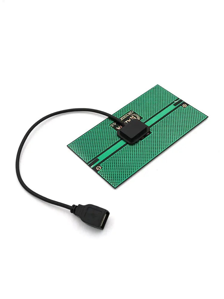 1.65W 5.5V Portable Solar Panel Charger Portable Solar Panel Mini 5.5V Solar Charger Outdoor Hiking Solar Panel for Phone Tablet
