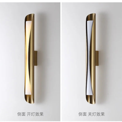 Light Luxury Strip Simple Personality Background Wall Lamps Delicate Soft Atmosphere Light Bedroom Light Bedside Lights