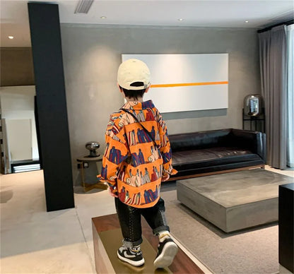 Boys Baby's Kids Blouse Coat Jacket Outwear Cotton 2024 Sweet Spring Autumn Shirts Outwear High Quality Children's Clothing