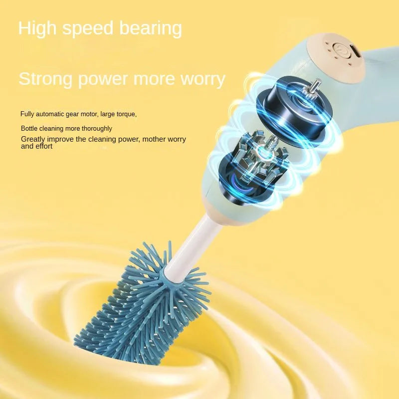 USB Handheld Blender, Silicone Brush, Electric Bottle Washing Machine, Wireless Egg Beater, Multi functional Food Mixing Blender