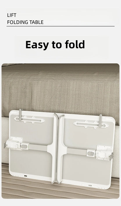 Laptop Bed Tray Table, Adjustable Laptop Bed Table,Portable Standing Desk with Storage Drawer,Foldable Lap Tablet Table for Sofa