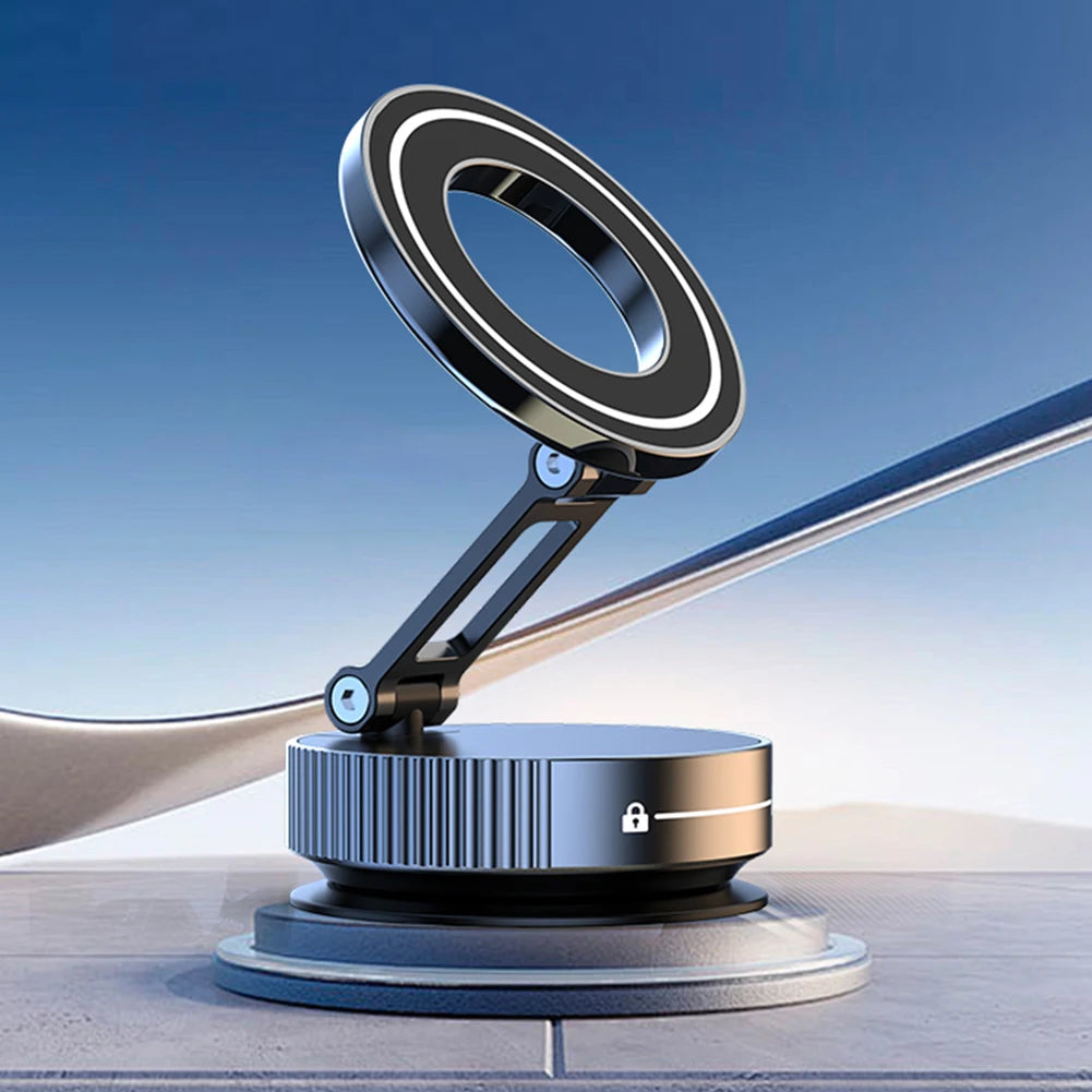 Magnetic Vacuum Car Mount Phone Holder 360° Rotatable Car Mobile Phone Holder for Car/Gym/Mirror/Shower/Smooth Surface