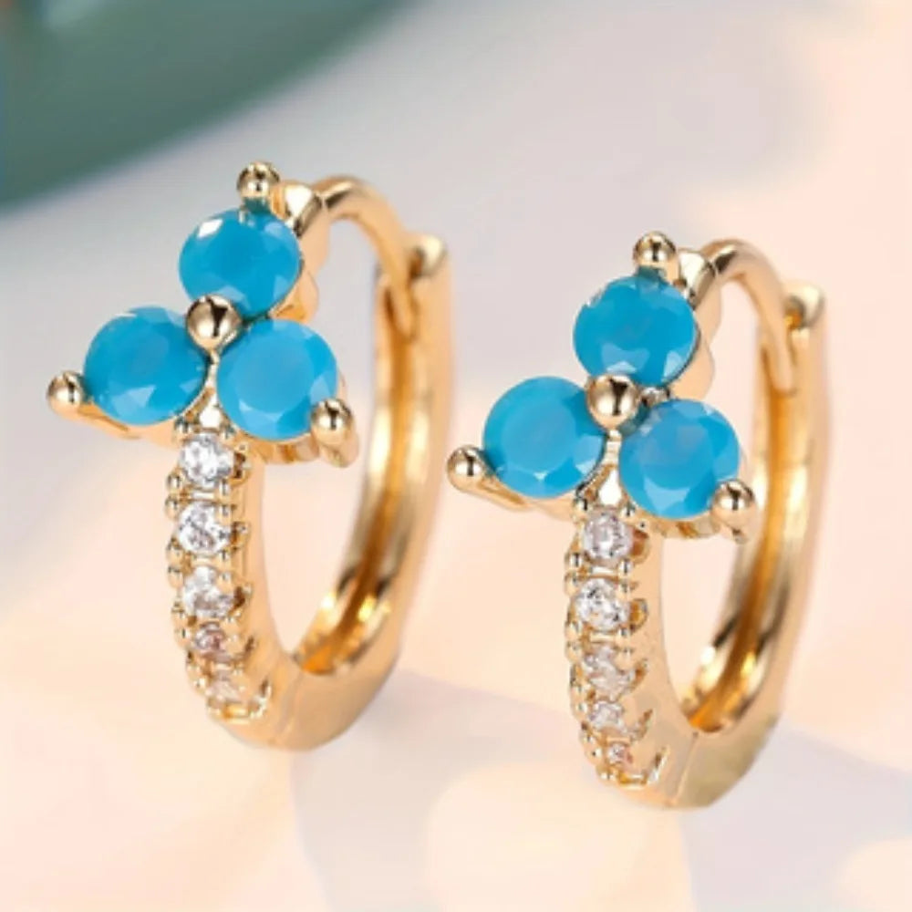 Bohemian Style Vacation Elegant Hoop Earrings for Women Perfect for Parties Weddings and Formal Events All Season Jewelry