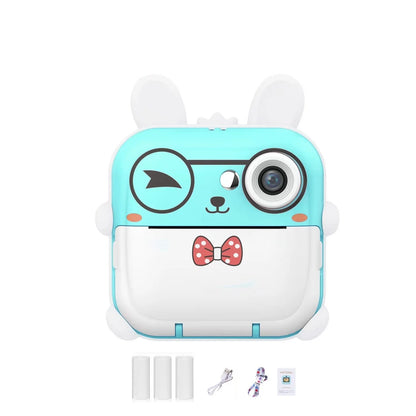 Children 1080P HD Digital Camera  Mini Thermal Printer Photography Instant Print Photo HD Digital Video Cameras Portable Toy