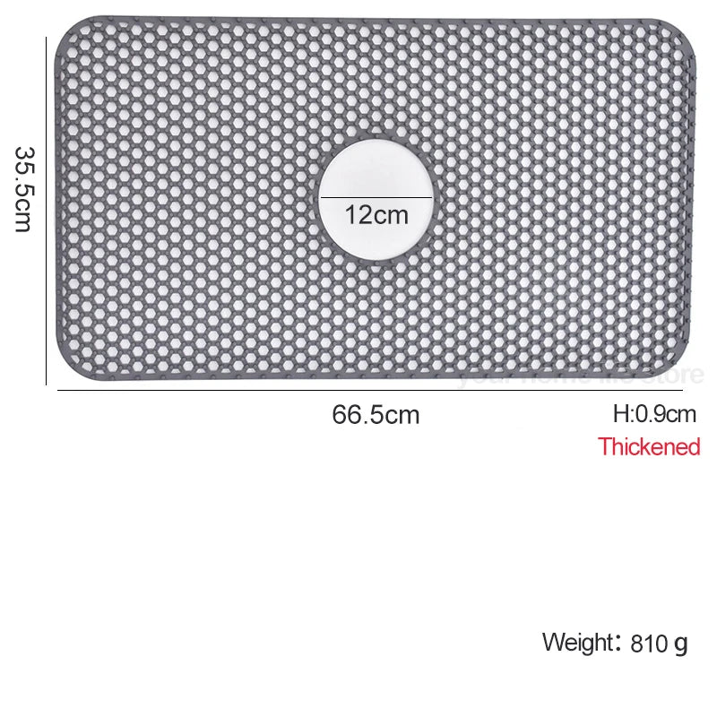 Sink Protectors for Kitchen Sink,Sink Mat,Grid Silicone Kitchen Sink Mat for Bottom of Stainless Steel Sink,Heat resistant mat
