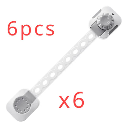 2/6pcs Anti-pinch Drawer Lock Baby Cabinet Sliding Door Window Multi-functional Protective Child Safety Lock