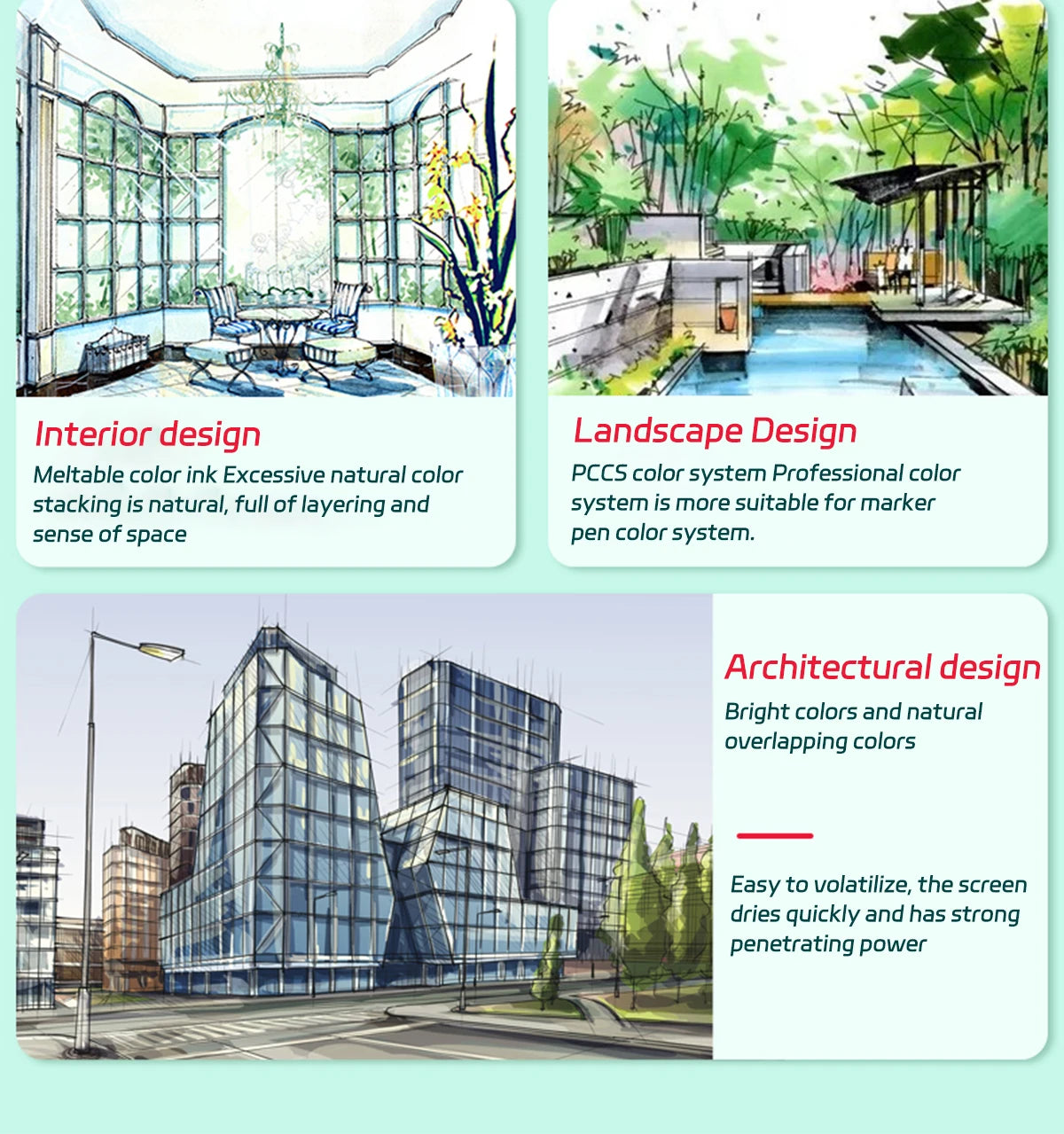 24-168 Color Alcohol Double-ended Oily Marker Painting Art Set Office Culture and Educational Supplies