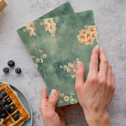 Dot Journal Book Cover Sleeve Adjustable Notebook Grid Notebooks Cotton Student Stationery