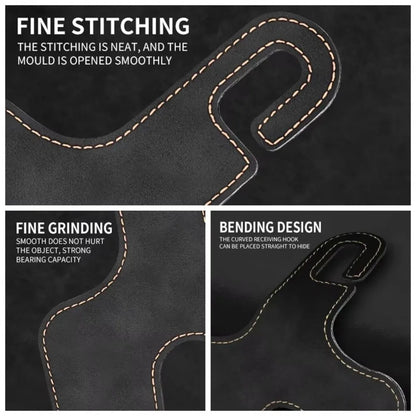 2 in 1 Car Back Seats Hook Storage Organizer Double Hook Car Headrest Hooks Strong Load-Bearing Hanging Auto Rear Seats Hanger