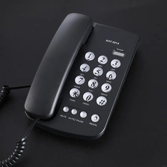 920L Corded Landline Telephone Desk House Phone with Large Buttons Home Phone Corded Telephone for Home Office Hotel Bathroo
