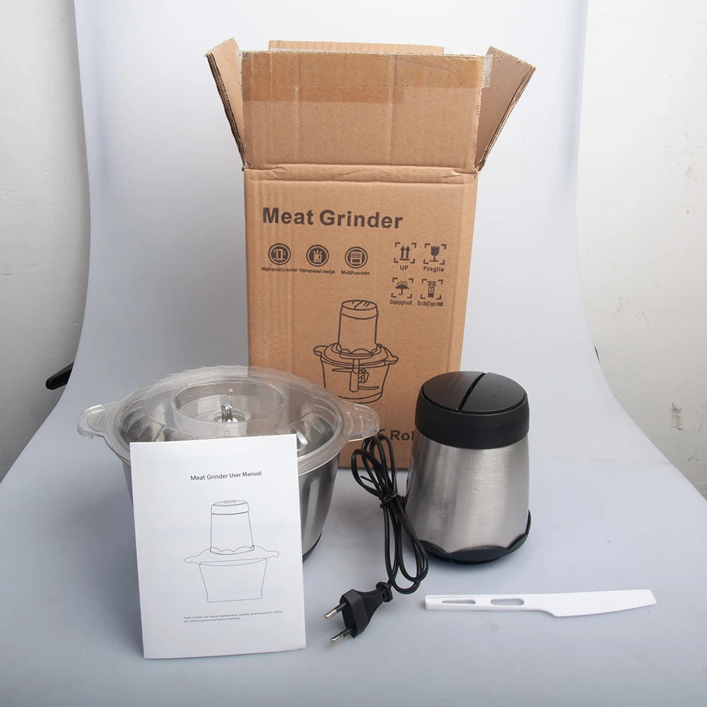 Houselin Food Processors, Meat Grinder & Food Chopper Electric Vegetable Chopper for Meat/fish/Vegetable/Baby Food