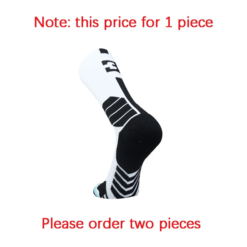 Sports Basketball Socks Professional 1pc Football Sock Men's Cycling Soccer Socks Running Sock Calcetines Customized Number 0-9