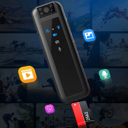 HD1080P Mini Camera Full HD Night Vision Camera Invisible Motion Camera Portable Outdoor Digital Video Recorder Back Clip Camera