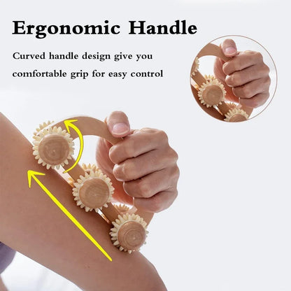 Back Massager Rollers, Multi-Functional Back Roller, Neck Massager, Eases Muscle Tension and Supports Skin Health, Muscle Roller