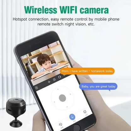 Wireless Home Safety Surveillance System with A9 HD Smart Cameras Sensor Camcorder for Web Video Monitoring Ensuring Security