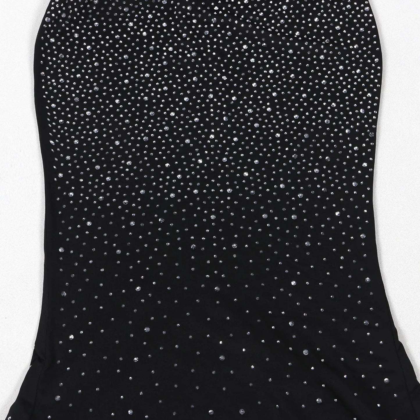 CM.YAYA Diamonds Hot Rhinestones Strapless Women Sleeveless Long Dress 2025 Spring Birthday Party Evening Prom Maxi Dresses