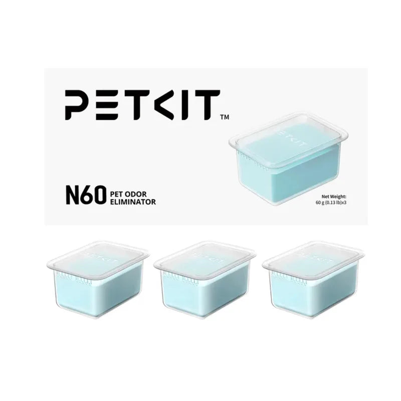 Original Petkit Pet Odor Eliminator N60 Exclusive for PUROBOT Ultra Self-Cleaning Cat Litter Box, Cat Toilet Odor Control （3pcs