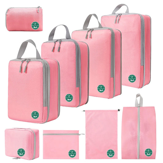 Compression Packing Cubes,Travel Packing Cubes for Carry on Suitcases, Expandable/Compression Bags for Clothes Travel Accessorie