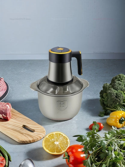 Multi-Function Stainless Steel Blender for Meat Fruits Veggies Food processors Five-speed Kitchen Electric Meat Grinder