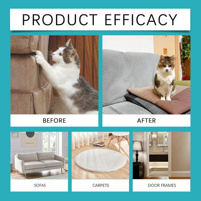 Advanced Pet Scratch Repellent Spray Safe for Cats Dogs Protects Furniture Carpets Drapes Bitter Formula Stops Scratching