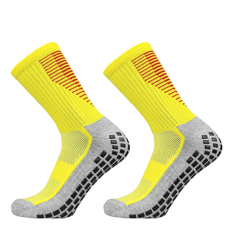 Sports 2025 and New Football Socks Women Men New Socks Non-slip Silicone Bottom Soccer Basketball Grip Socks