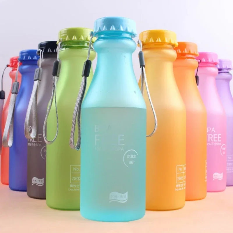 500ML Sport Water Bottle Anti-drop Hydro Flask BPA-Free Leakproof Drinking Bottles Outdoor Travel Drinking Cups for Outdoor