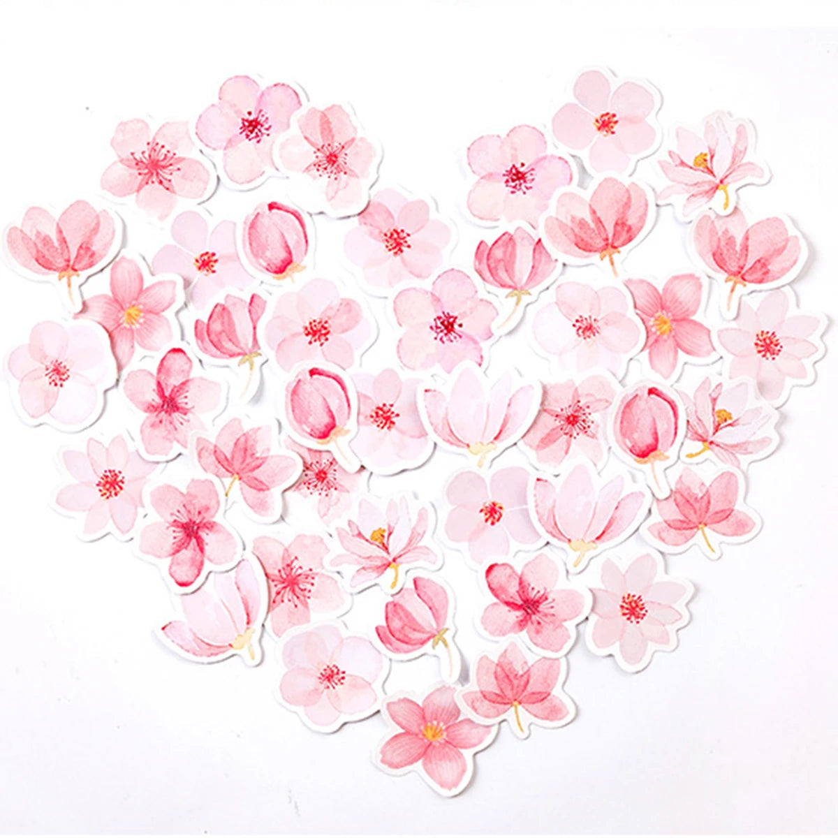 Cherry Blossoms Planner Flower Diary Deco Paper Small Kawaii Stickers Stationary Scrapbooking Journal