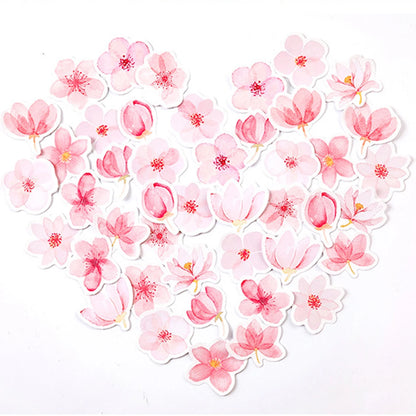 Cherry Blossoms Planner Flower Diary Deco Paper Small Kawaii Stickers Stationary Scrapbooking Journal