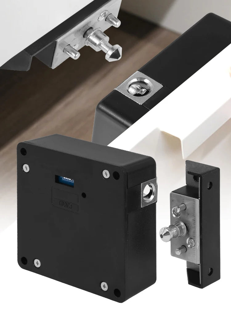 Hidden Electronic Cabinet Lock Programmable DIY Rfid Security File Drawers Knit Protecting Privacy and Security Battery Operated