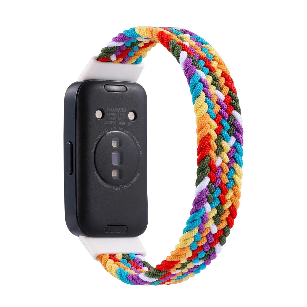 Elastic Loop Bracelet for Huawei Band 10/8 Strap Nylon Correa for Huawei Band 8 Band for Huawei Watch 8 Straps for Huawei Band 9