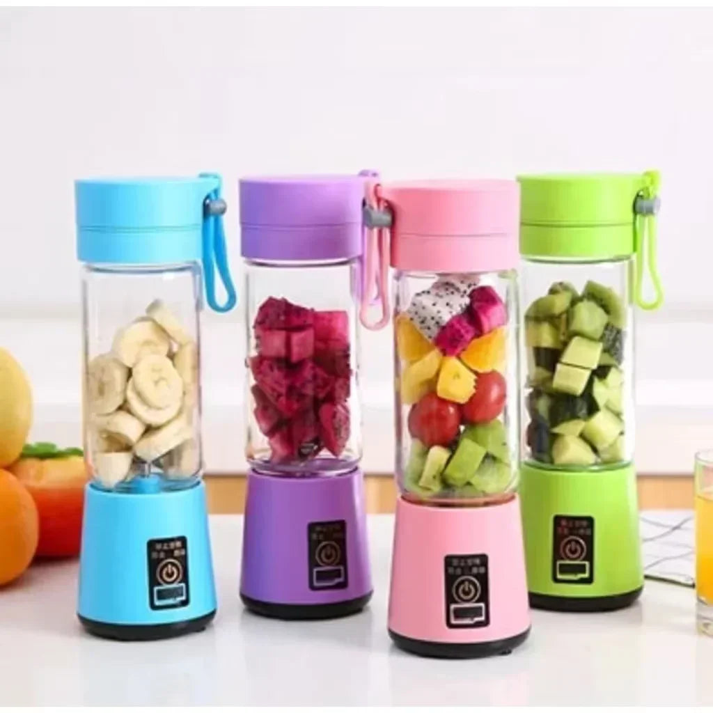 2025 New Mini Portable Handheld USB Rechargeable Blender 380ml Smoothie Maker Travel Juicer Cup for On-the-Go Shakes and Juices