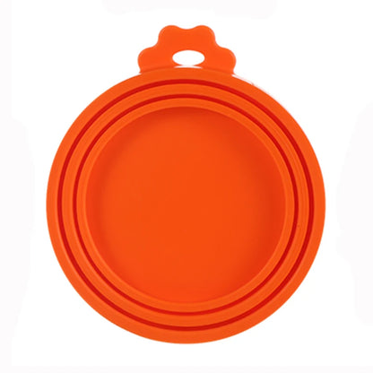 1Pcs Food Can Lid Silicone Canned Lid Sealed Feeders for Puppy Dog Cat Storage Top Cap Reusable Cover Health Pet Daily Supplies