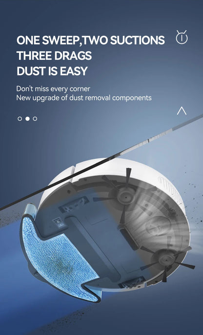 2024 New Automatic Sweeping Robot Vacuum Cleaner APP Control Water Tank Sweep And Wet Mopping Vacuum Clean Intelligent Robot