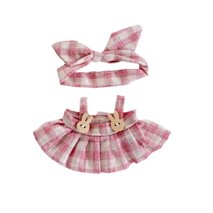 Labubu Sit-Down Party Series doll clothes, clothing, designer luxury skirts, LABUBU accessories，labubu clothing designer