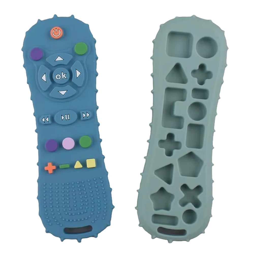 New Baby Chew Teething Game Controller Shape Silicone Teething Toy for Babies 6-12 Months Gifts Sensory Educational