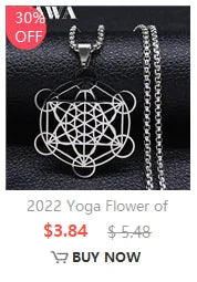 Talisman Of Protection Good Luck Wealth Seal Of Solomon Stainless Steel Necklaces Pendants Men Jewelry salomon hombre N4239