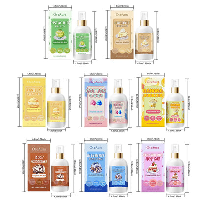 Original Body Moisturizing Spray Prevent Dry Skin Hair Lasting Fragrance  Improve Dry Rough Nourishing Face Body Skin Care 100ml
